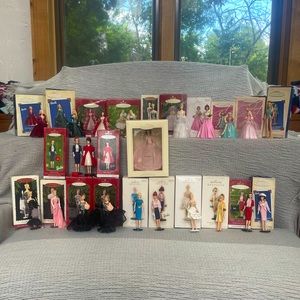 Hallmark Barbie ornaments lot